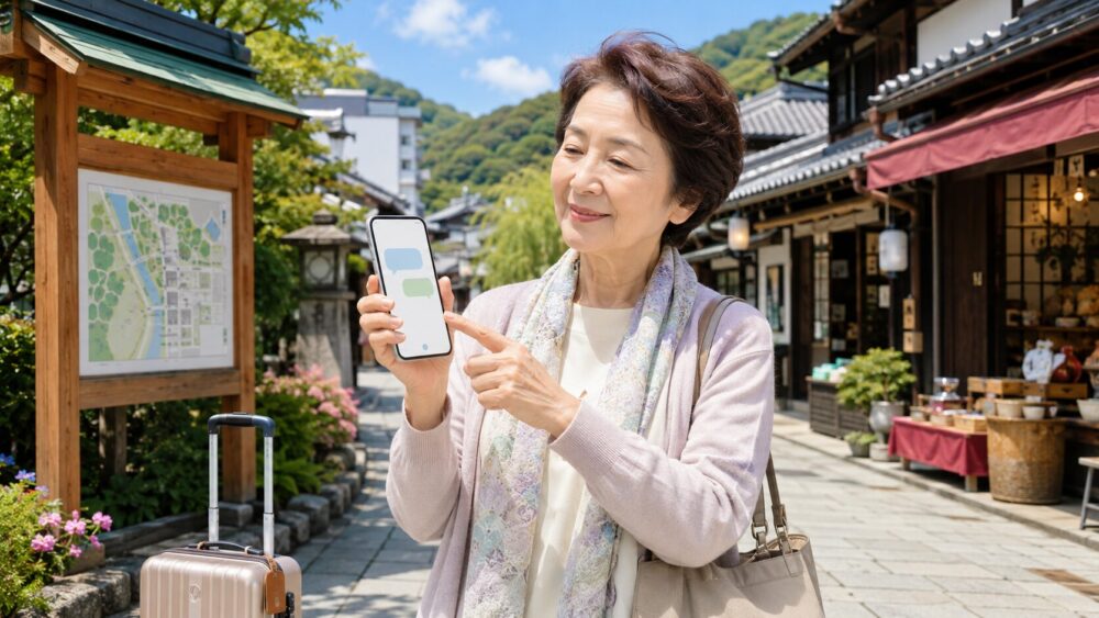 google翻訳は国内旅行でも使える