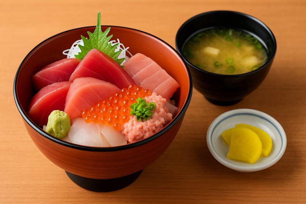 マグロ丼セット
