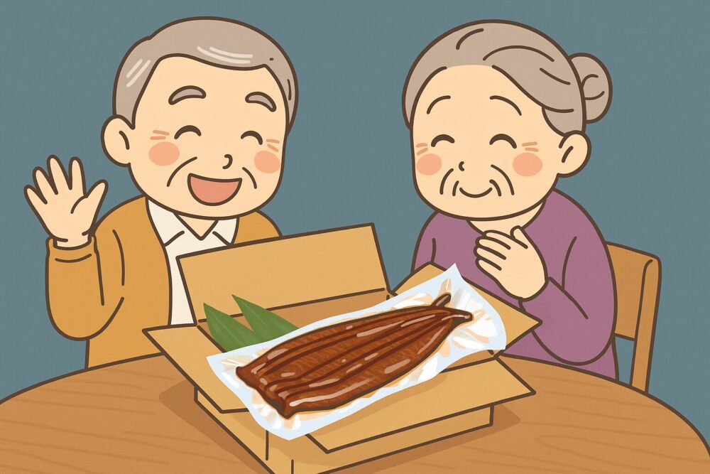 宅急便で届いたうなぎ