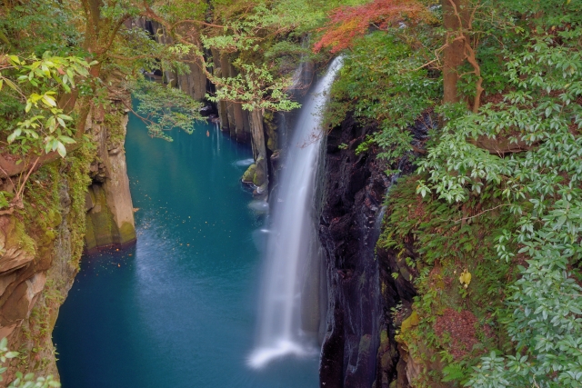 秋の高千穂峡