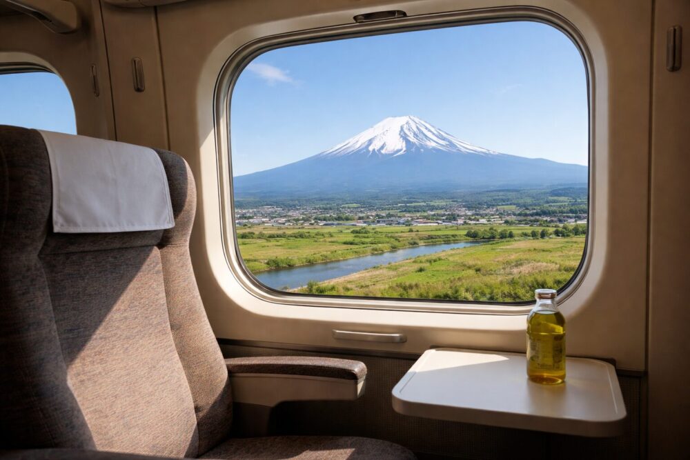 新幹線からの車窓