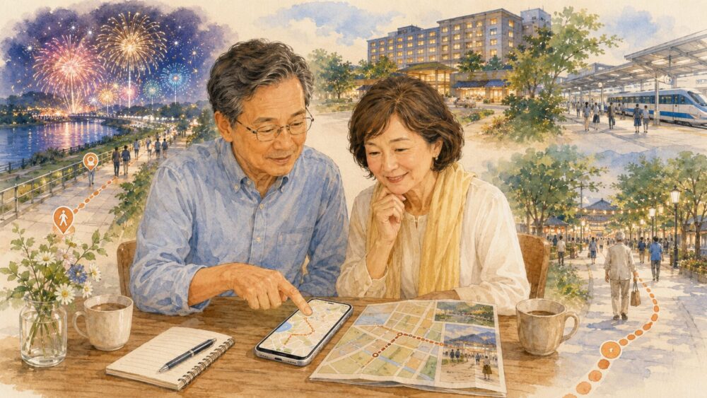 会場までの徒歩距離
