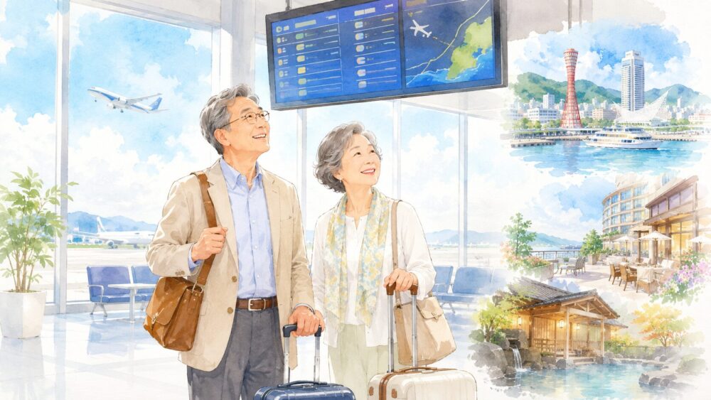 茨城空港から神戸旅行
