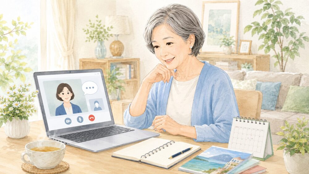 シニアとオンラインスクール
