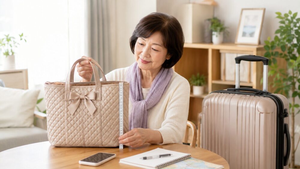ANA身の回り品のサイズは？