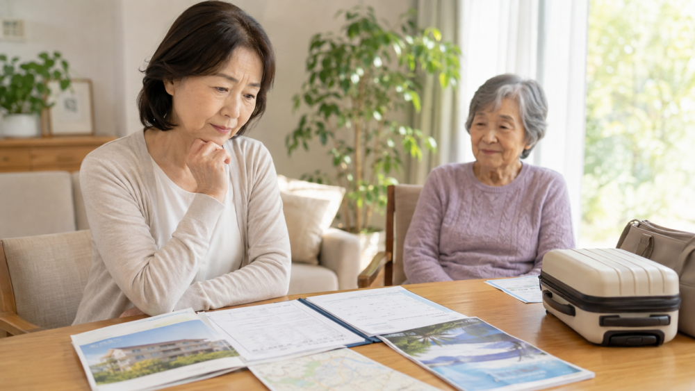 親が転倒した施設に再び預ける不安と再考